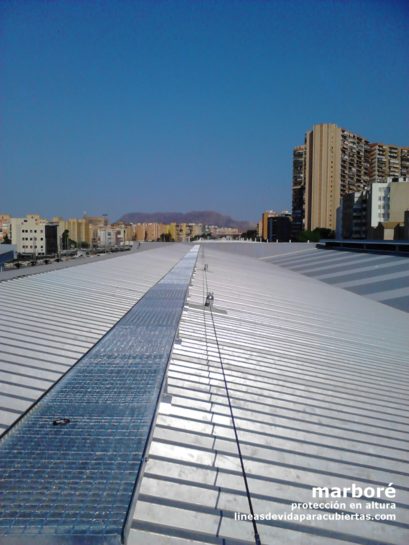 Pasarela para cubiertas - Marbore, Lineas de vida y Seguridad en Altura